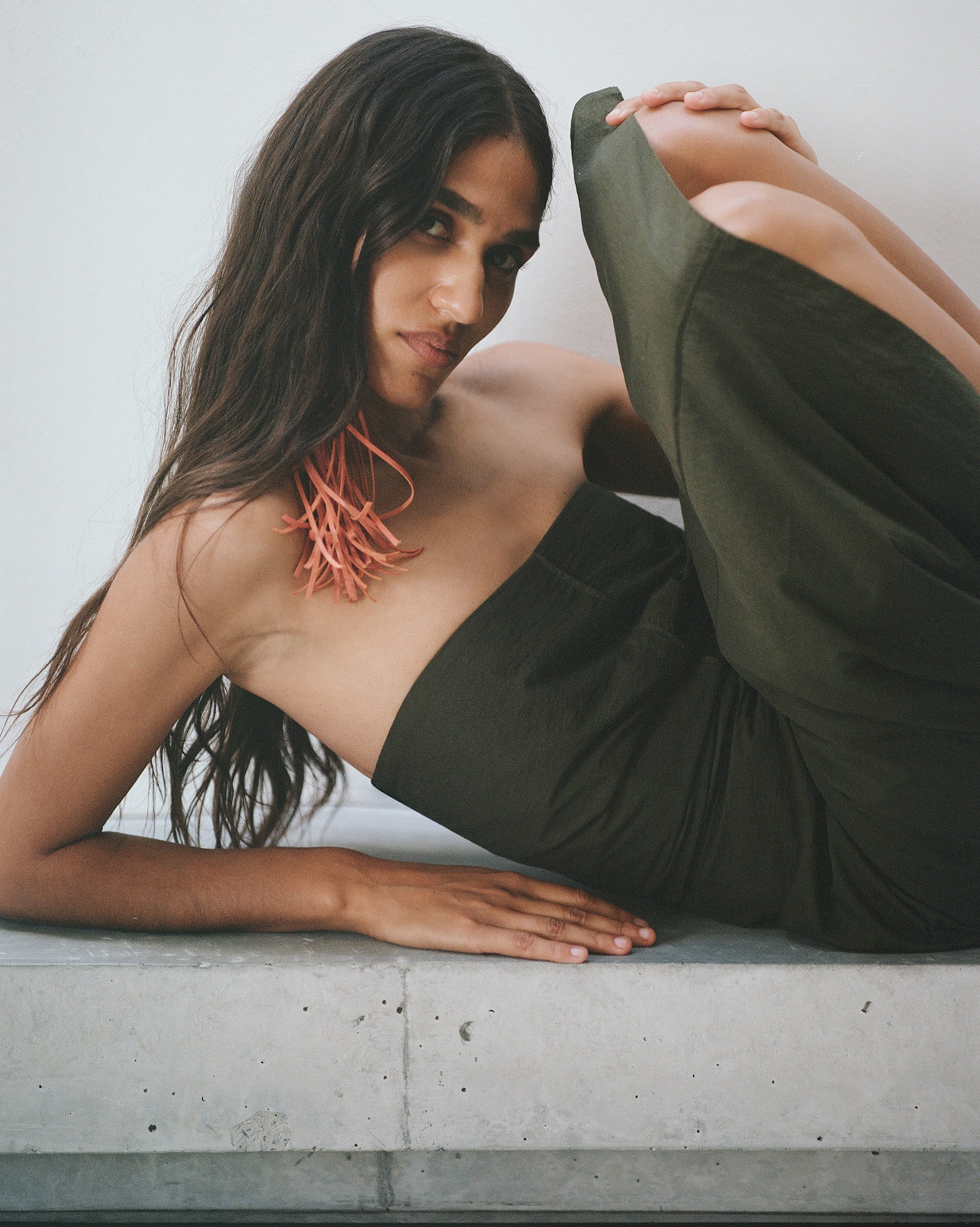 Sorel Strapless Midi Dress