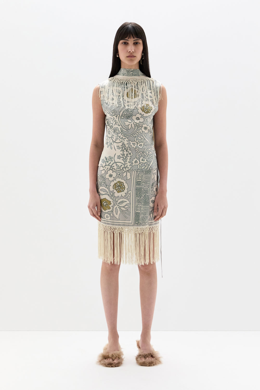 Lula Fringe Wrap Mini Skirt