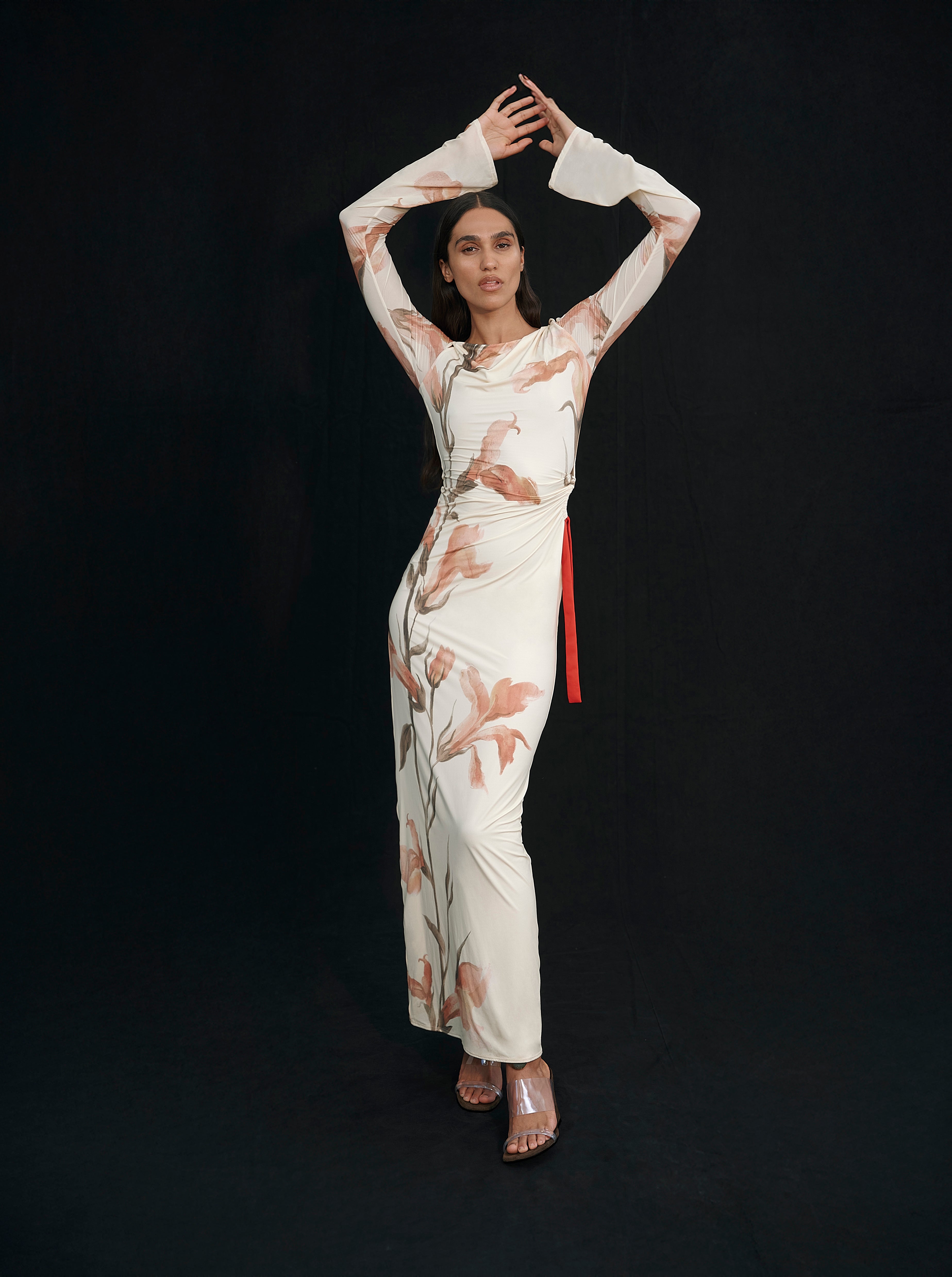 Hana Tie Maxi Dress