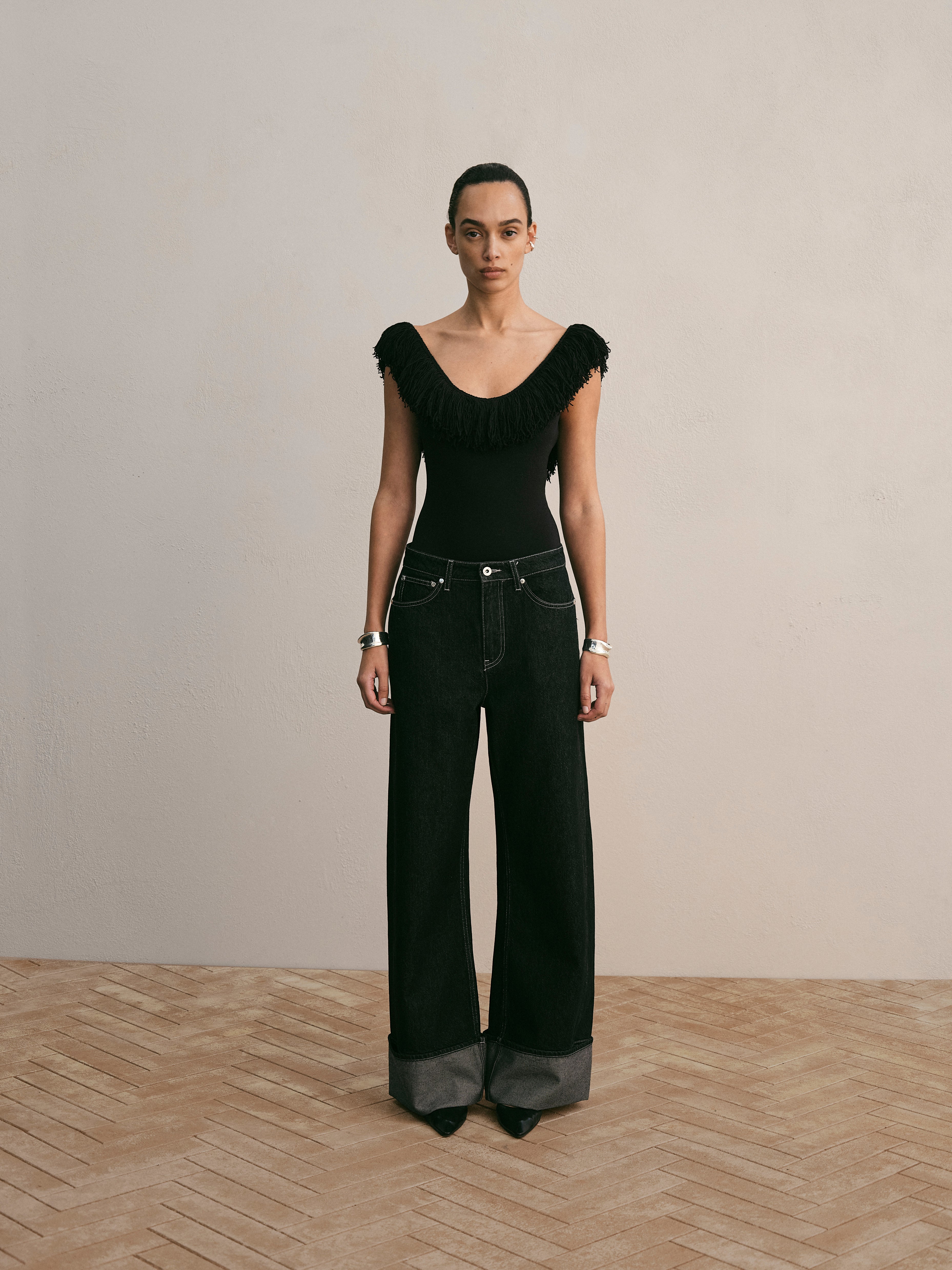 Marcelline Fringe Bodysuit