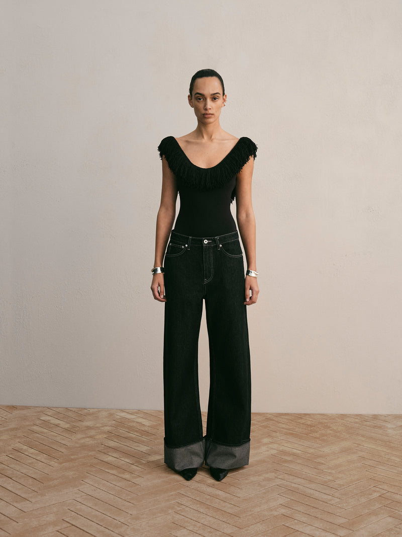 Marcelline Fringe Bodysuit