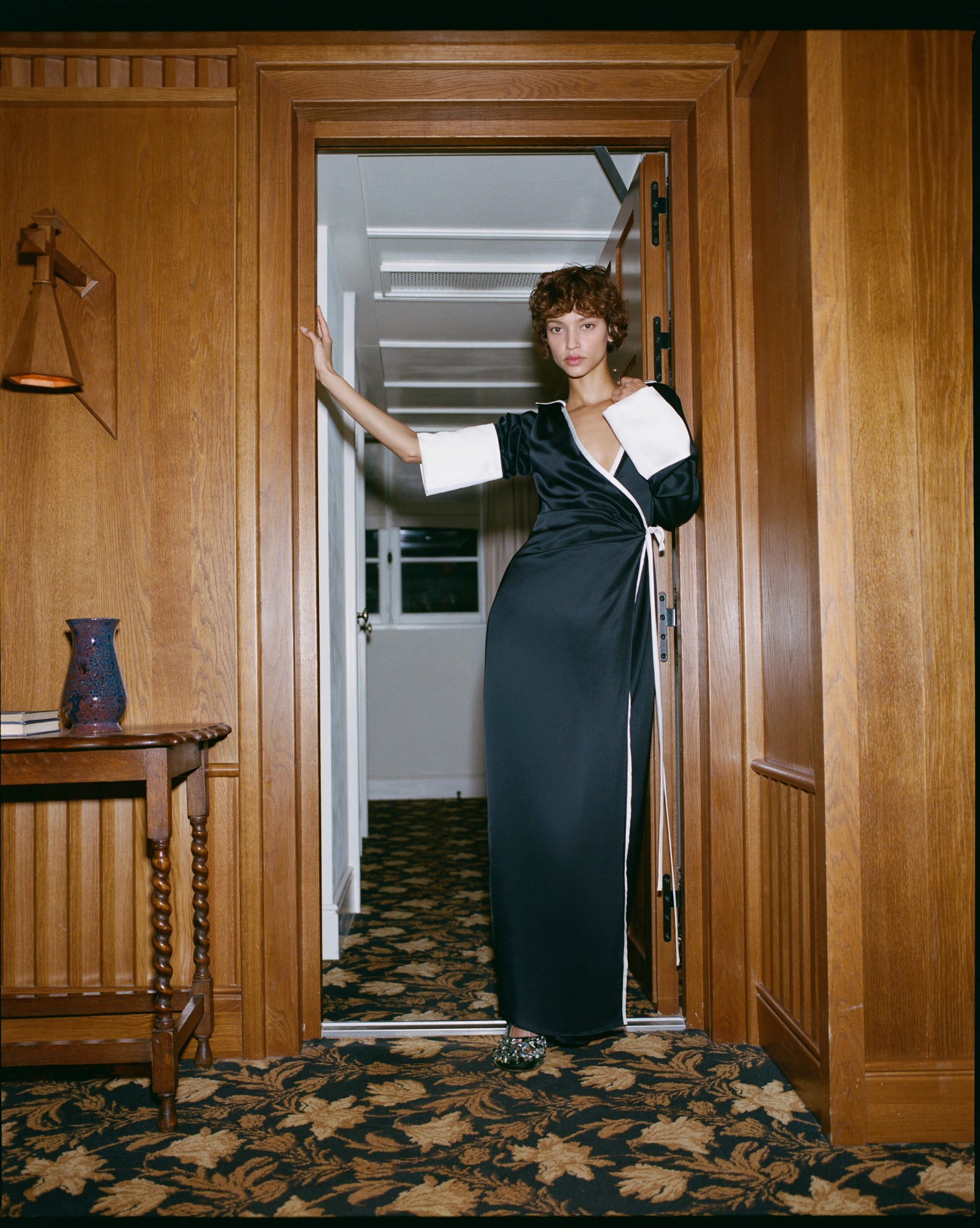 Yasmine Wrap Shirt Dress