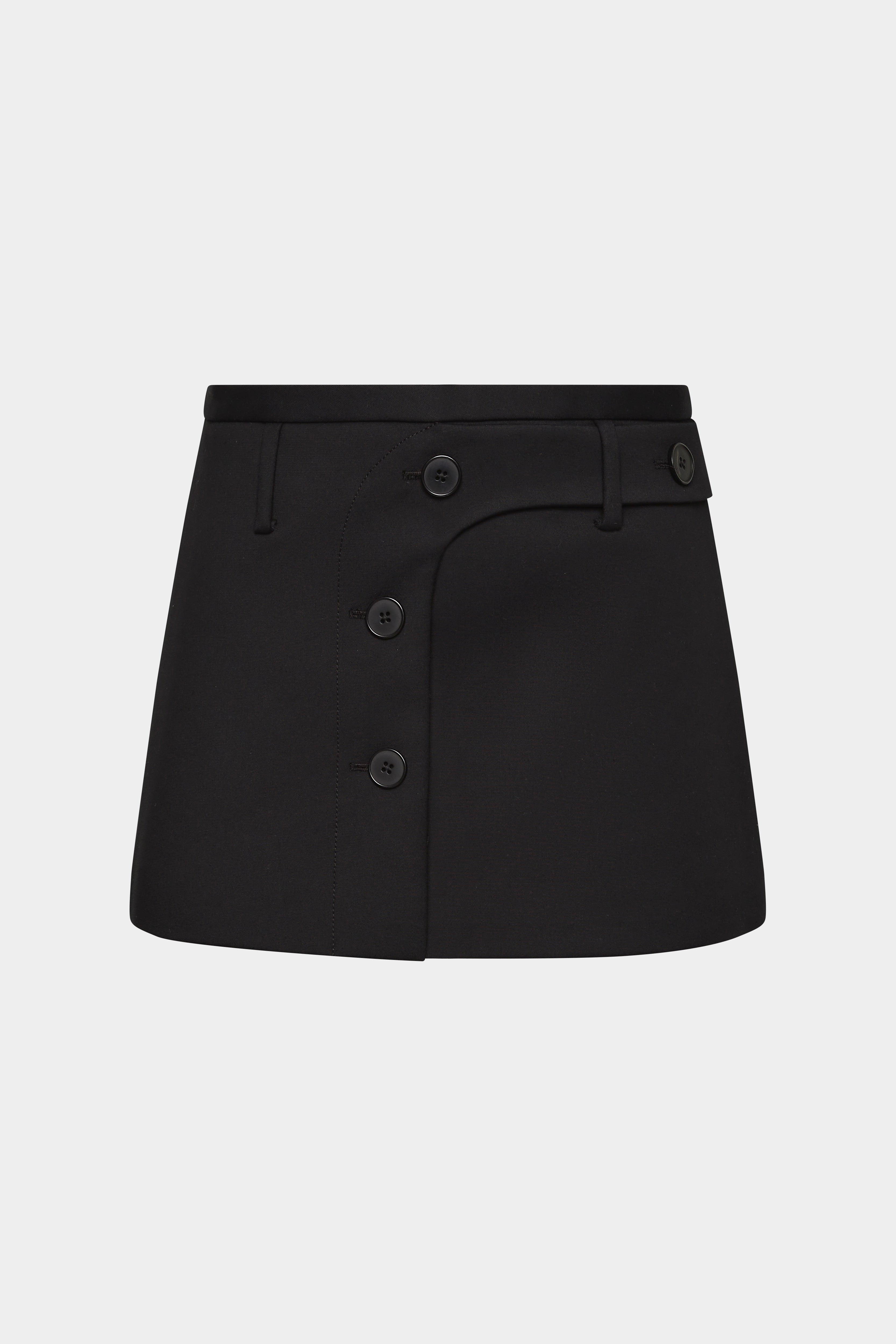 Sandrine Button Mini Skirt