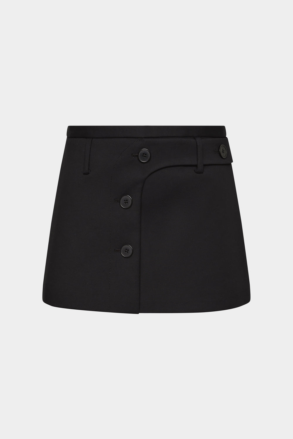 Sandrine Button Mini Skirt