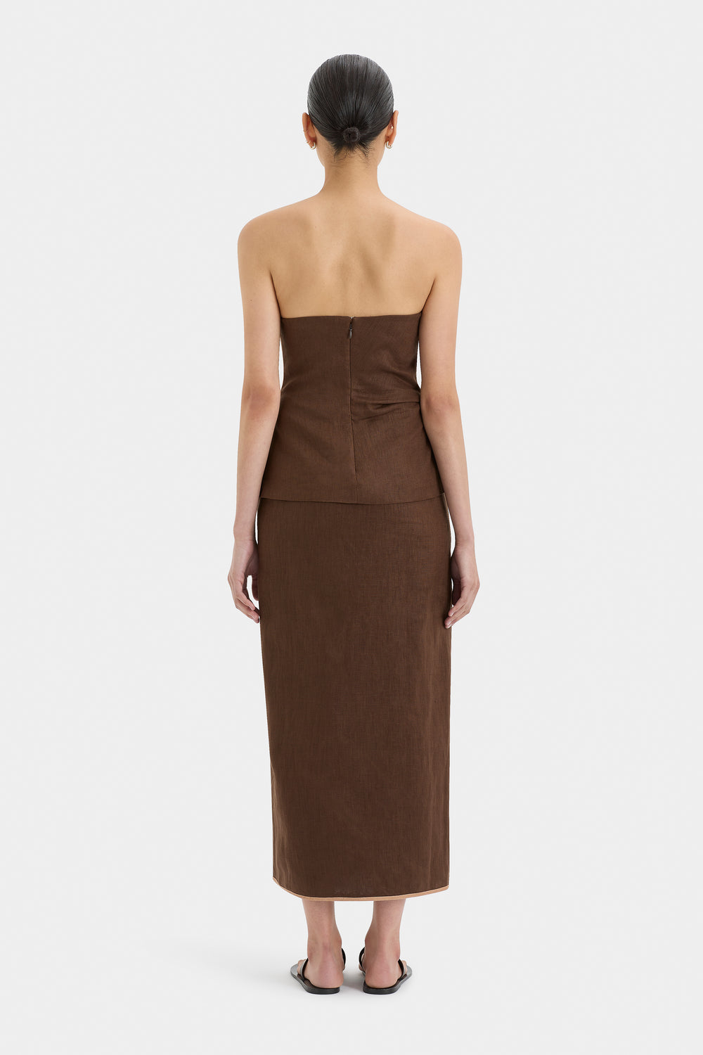 Affogato Twist Midi Skirt