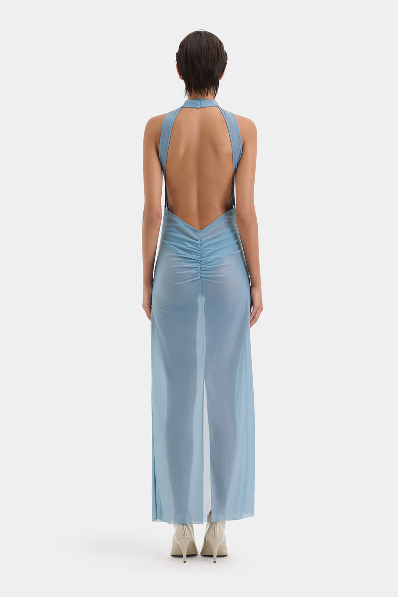 Ruby Open Back Gown