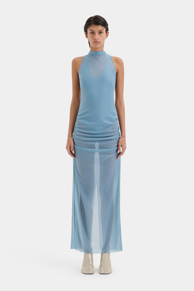 Ruby Open Back Gown