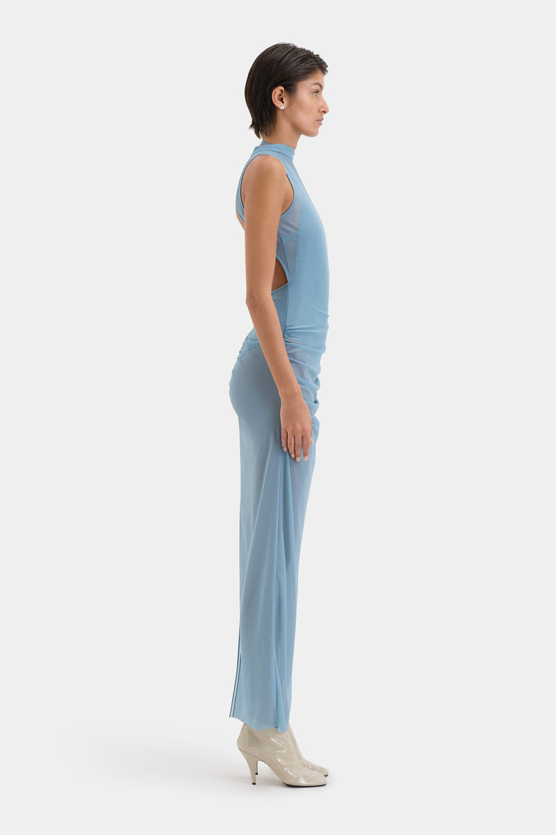 Ruby Open Back Gown