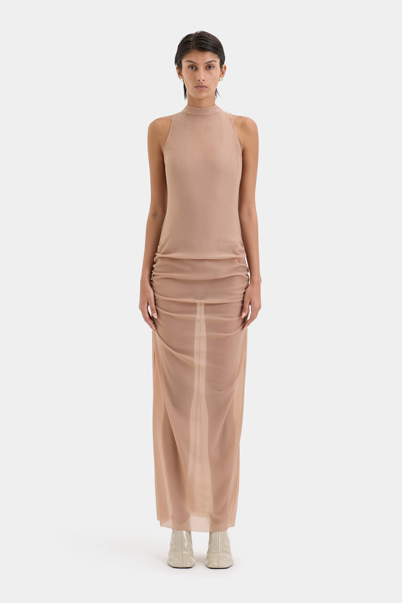 Ruby Open Back Gown