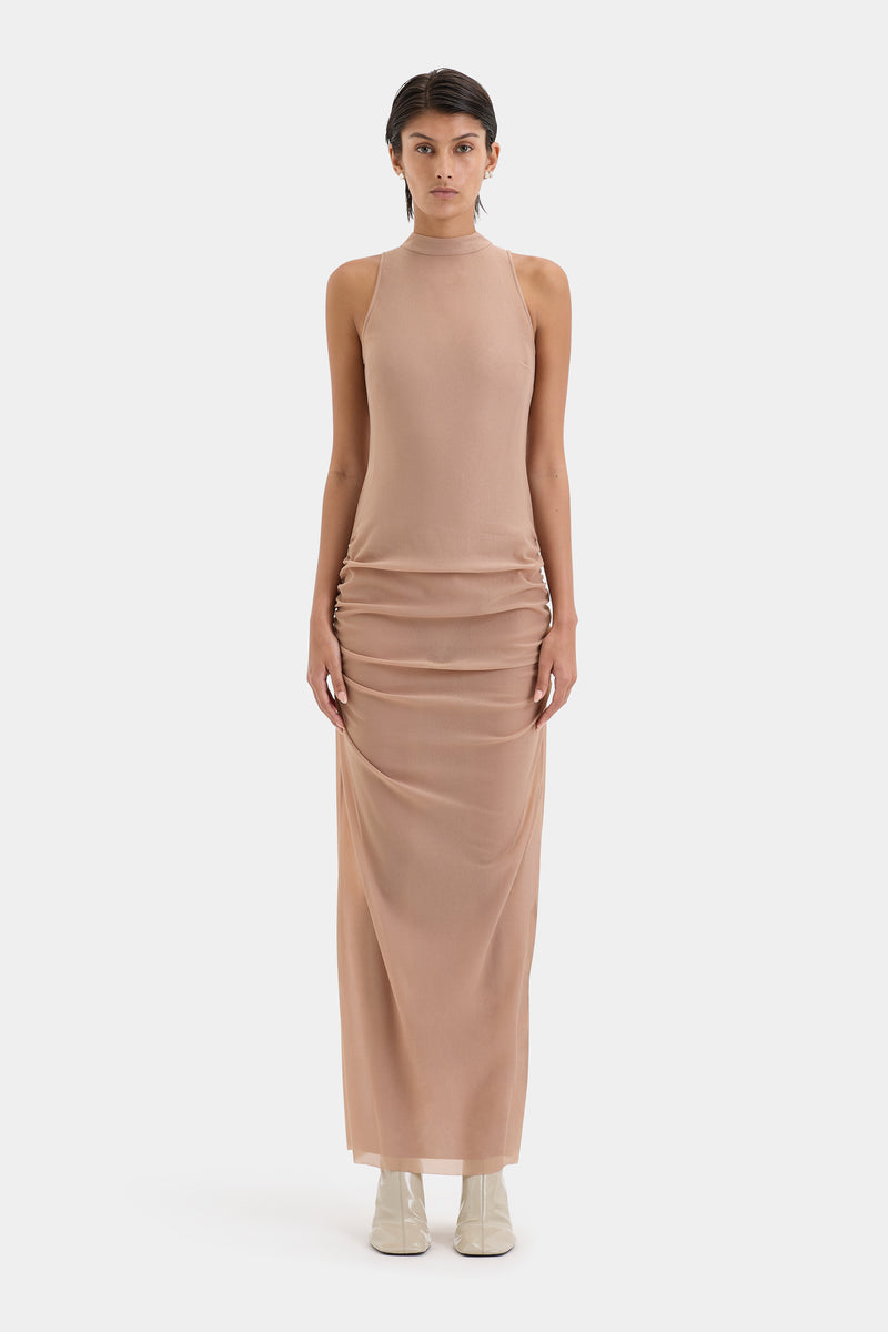 Ruby Open Back Gown