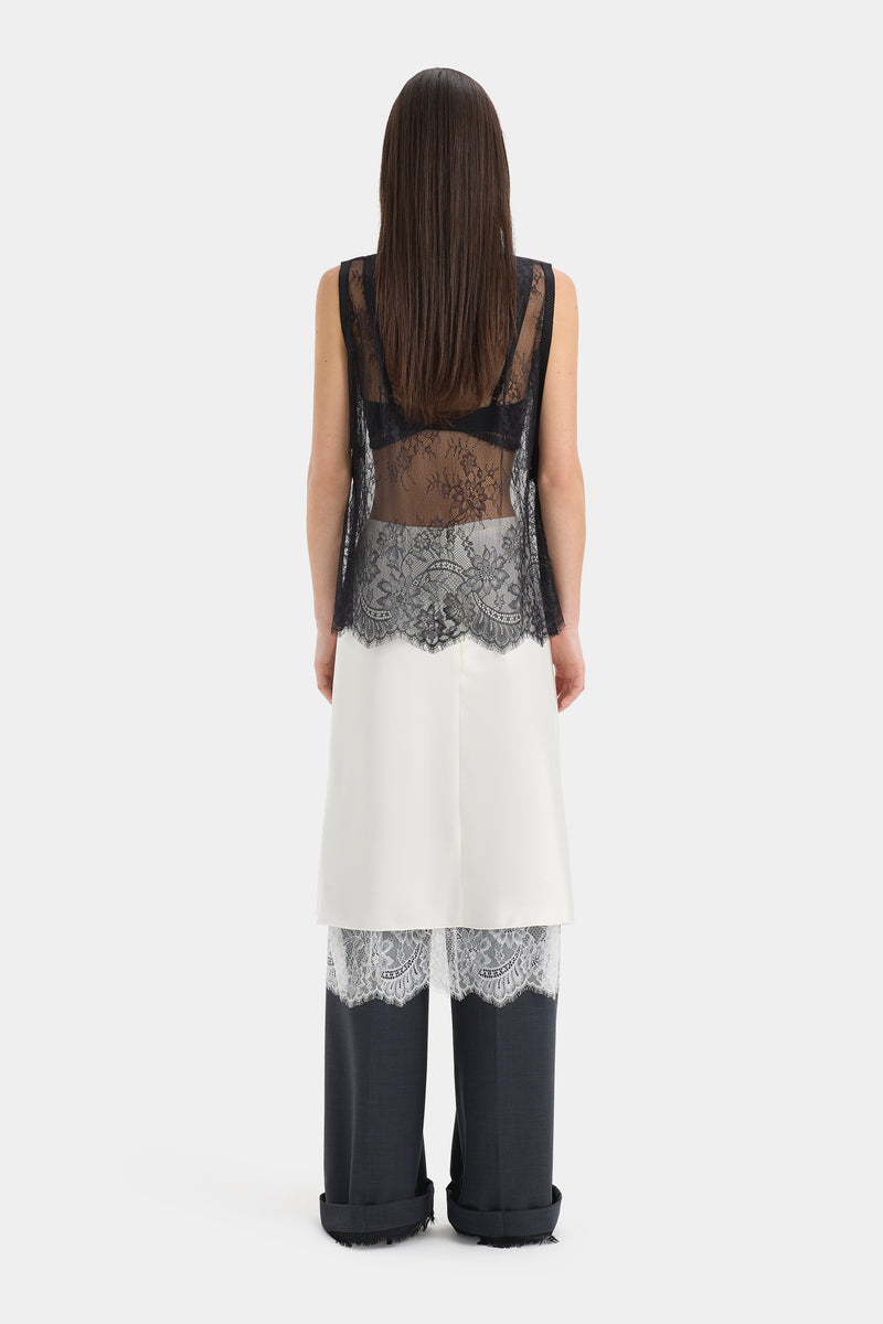 Ingrid Lace Midi Skirt