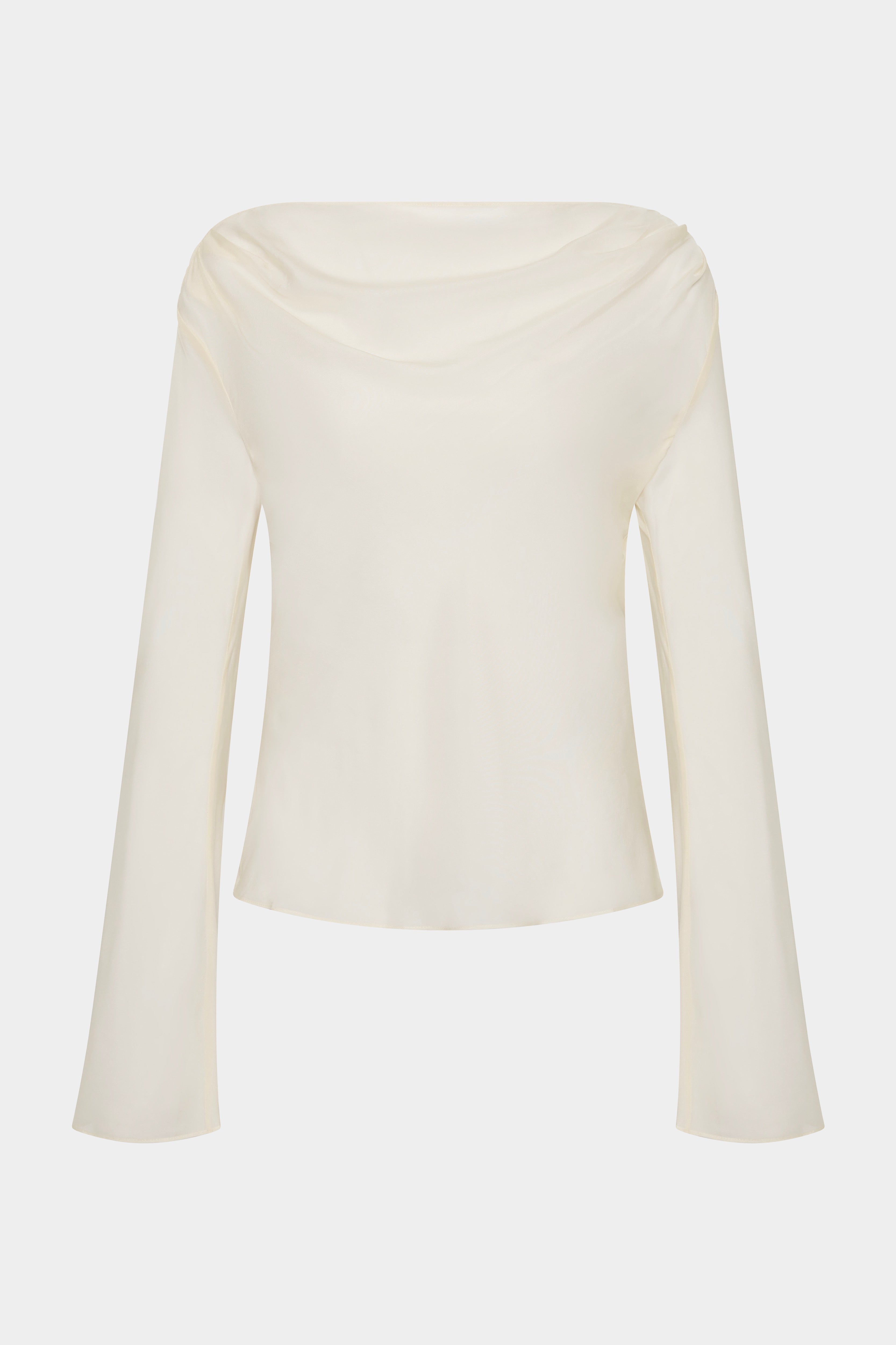 Strobe Long Sleeve Cowl Top