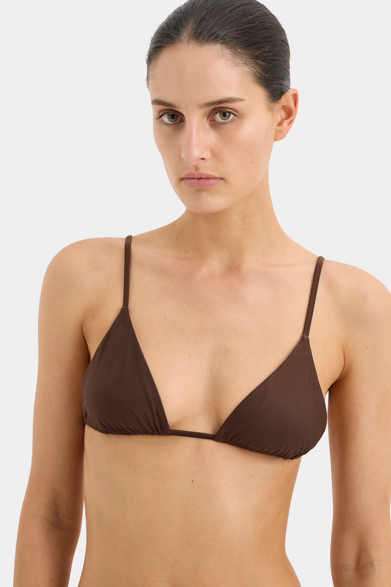 Jeanne String Triangle Top