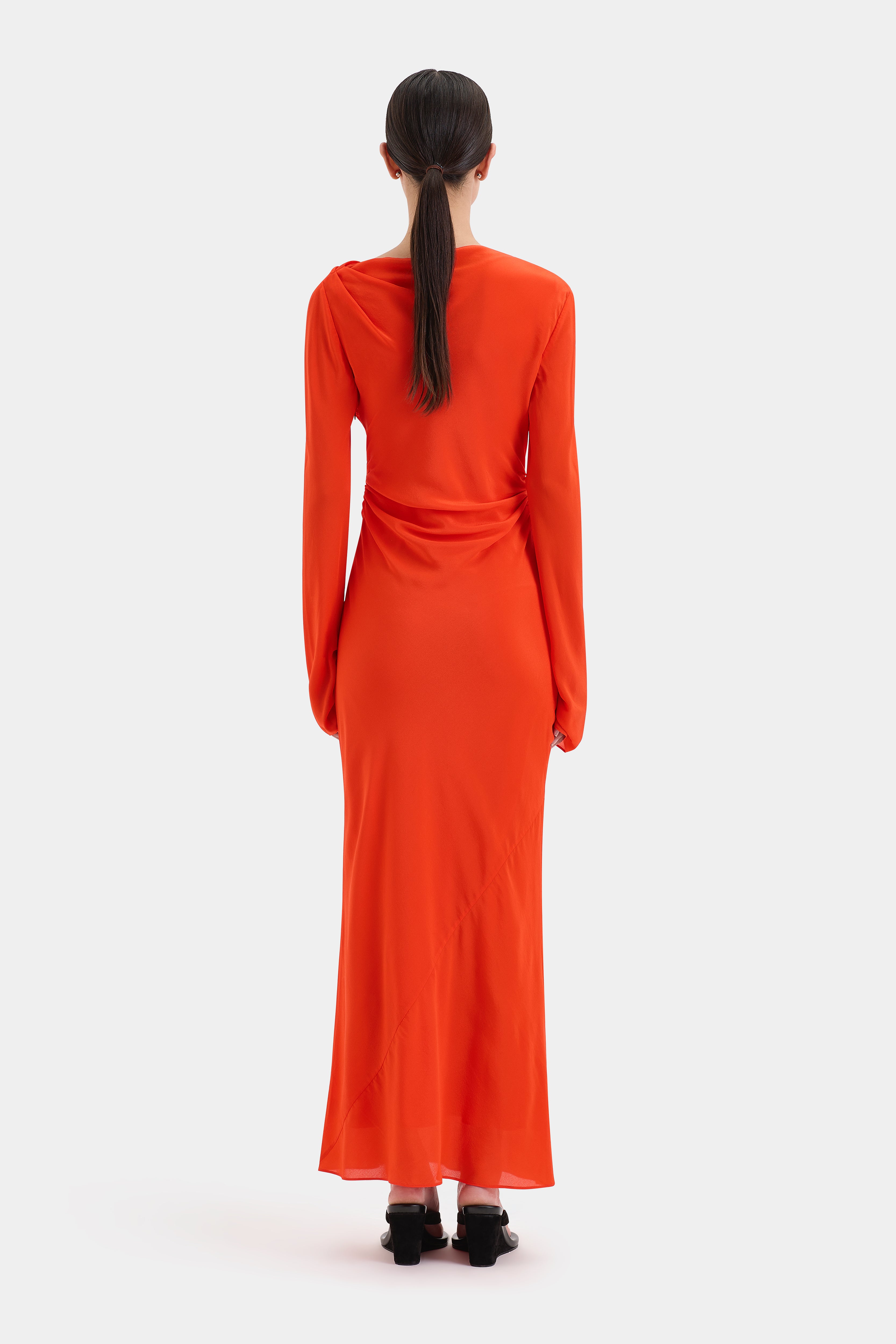 Fresca Gathered Midi Dress