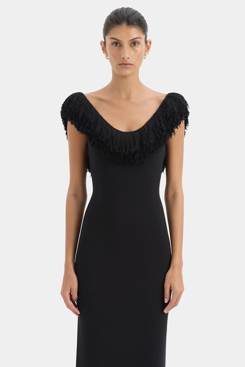 Marcelline Fringe Gown