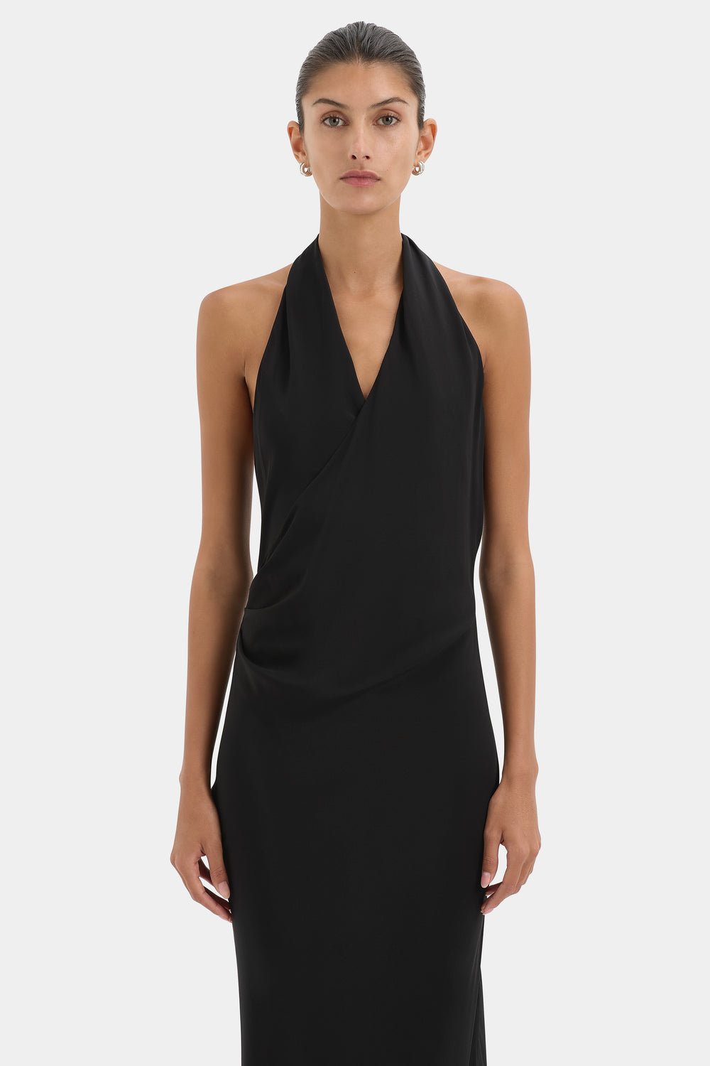 Rioja Halter Scarf Maxi Dress