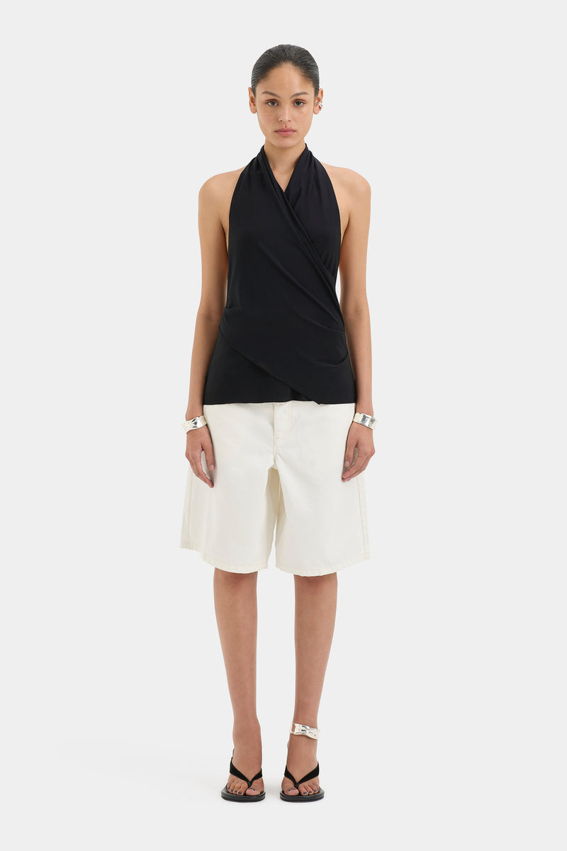 Matheo Draped Halter Top