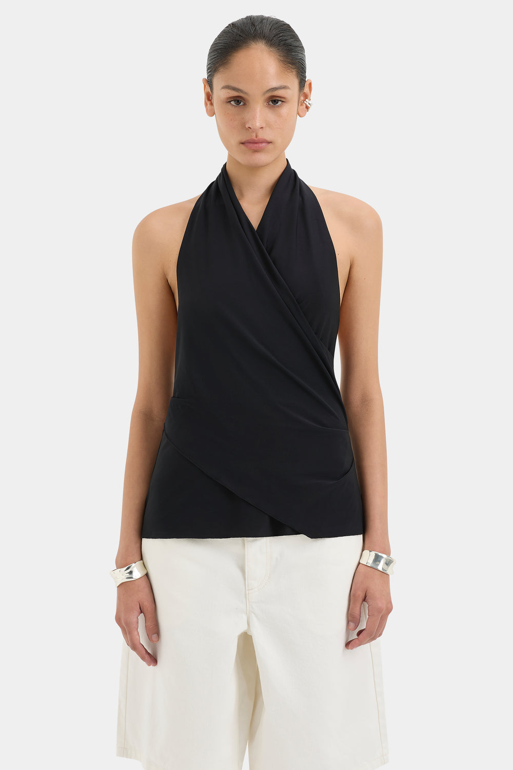 Matheo Draped Halter Top