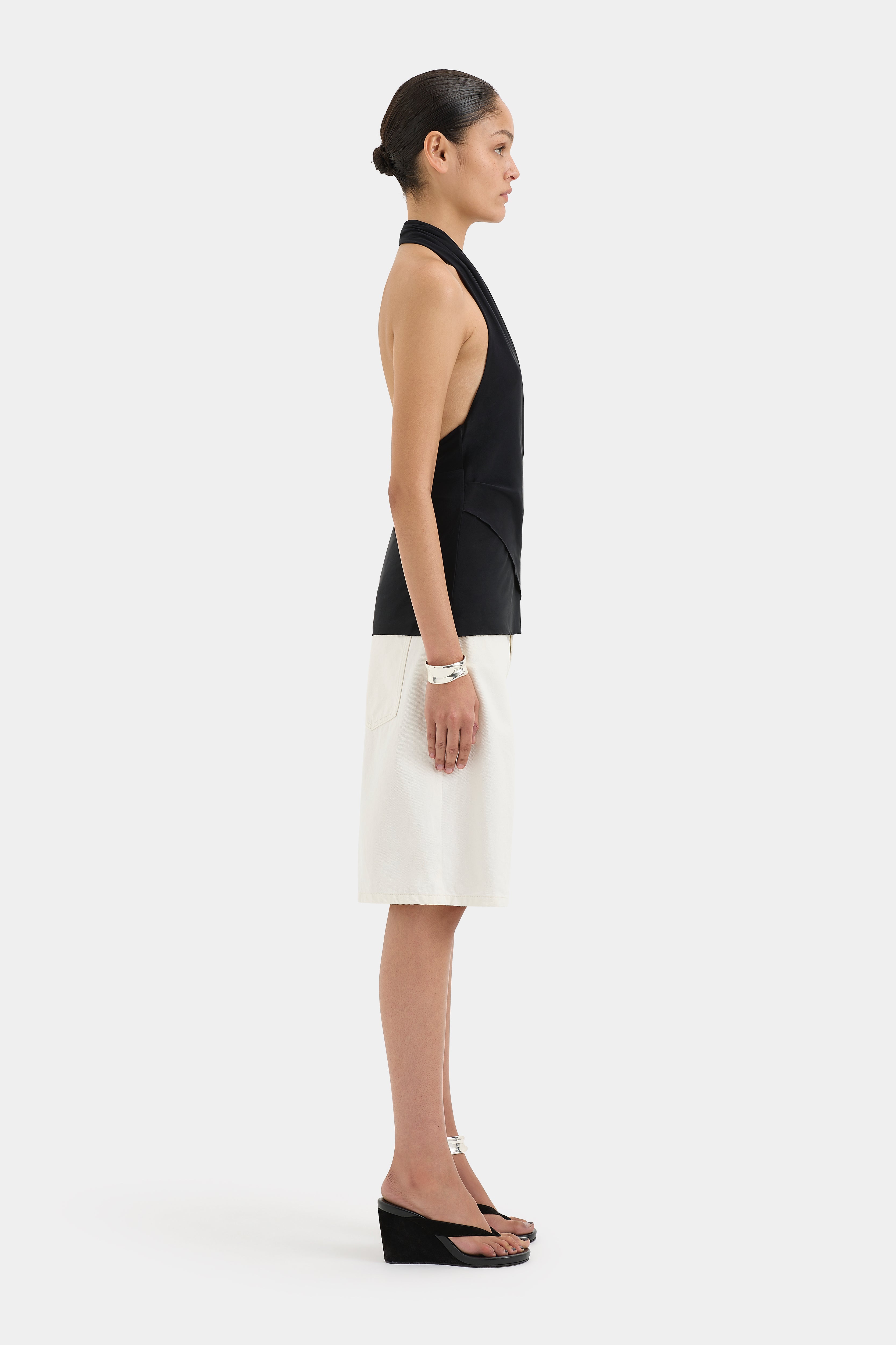 Matheo Draped Halter Top