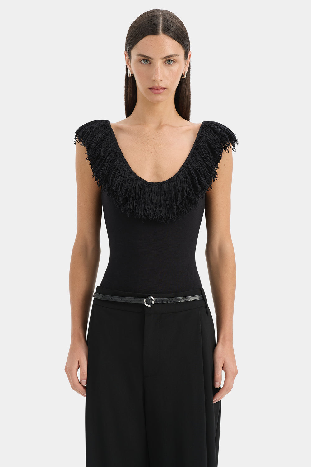 Marcelline Fringe Bodysuit