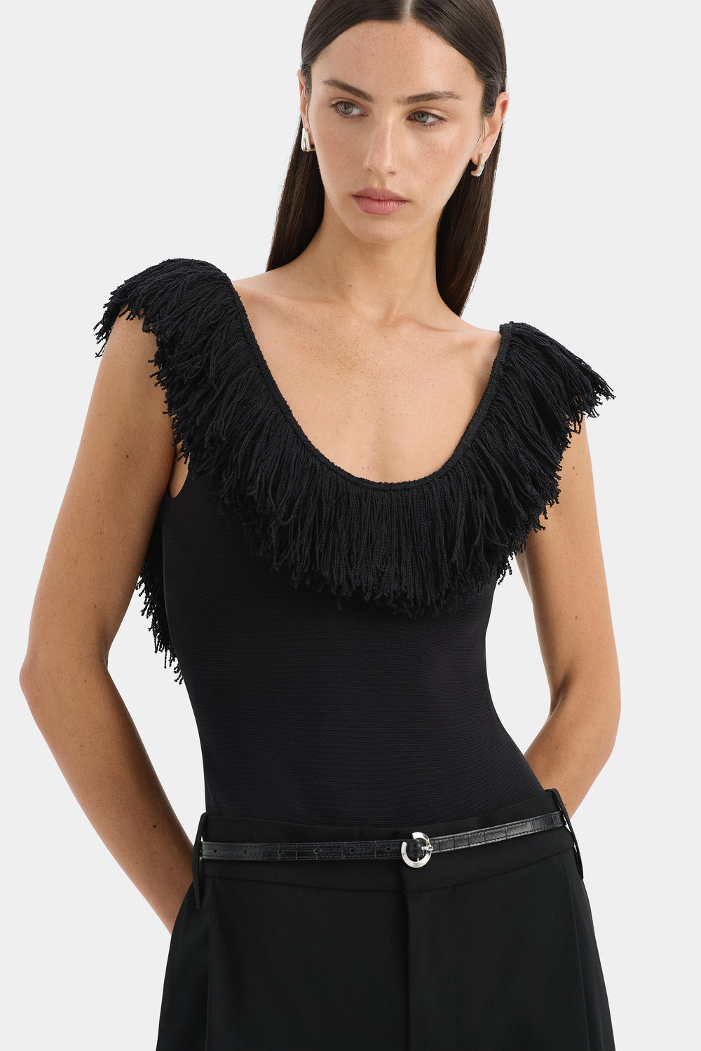 Marcelline Fringe Bodysuit