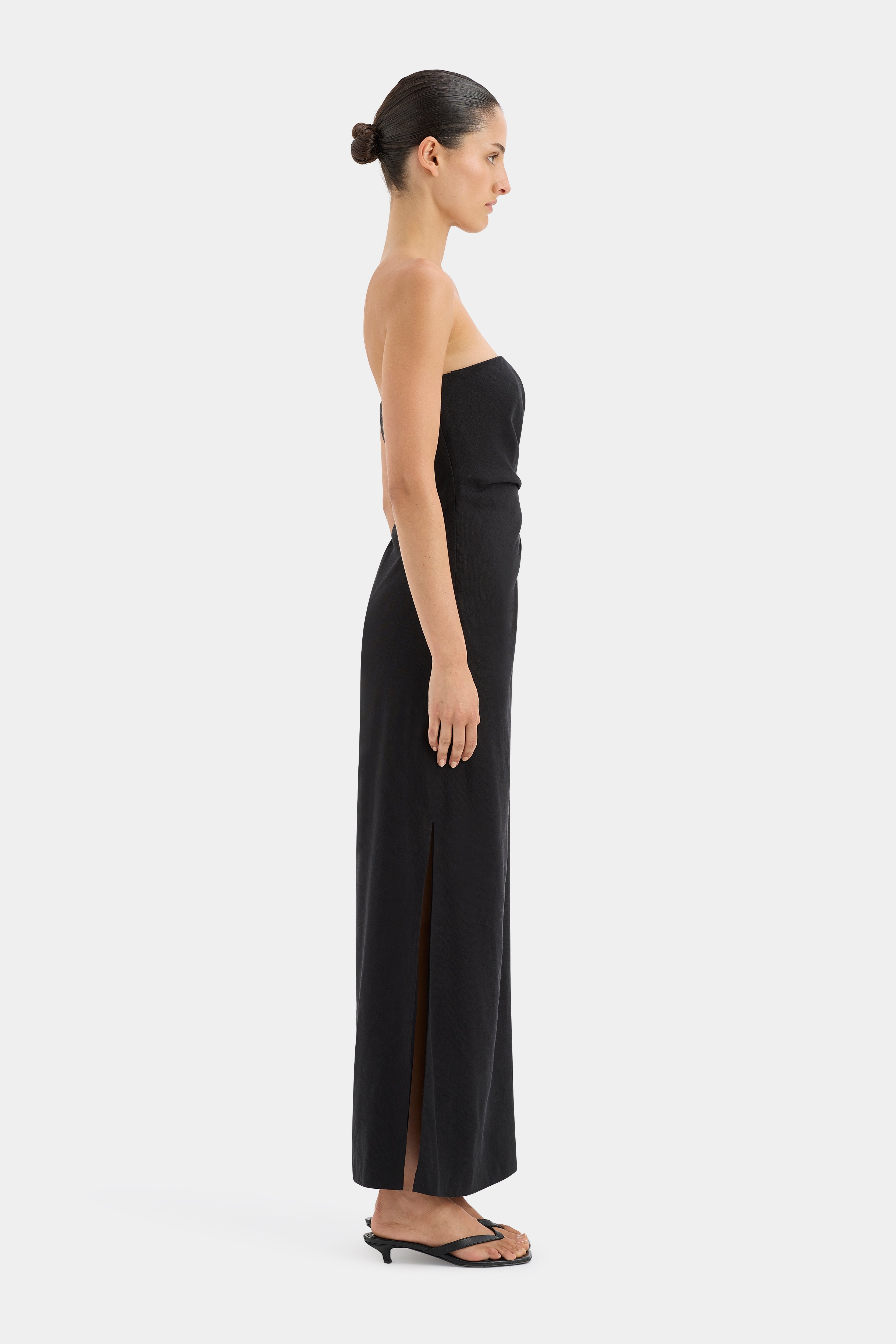 Dorian Strapless Midi Dress