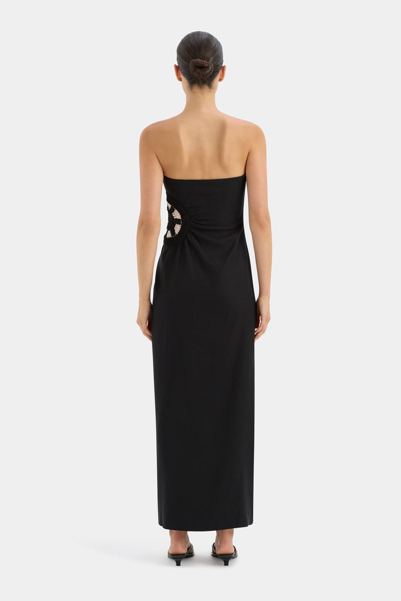 Dorian Strapless Midi Dress