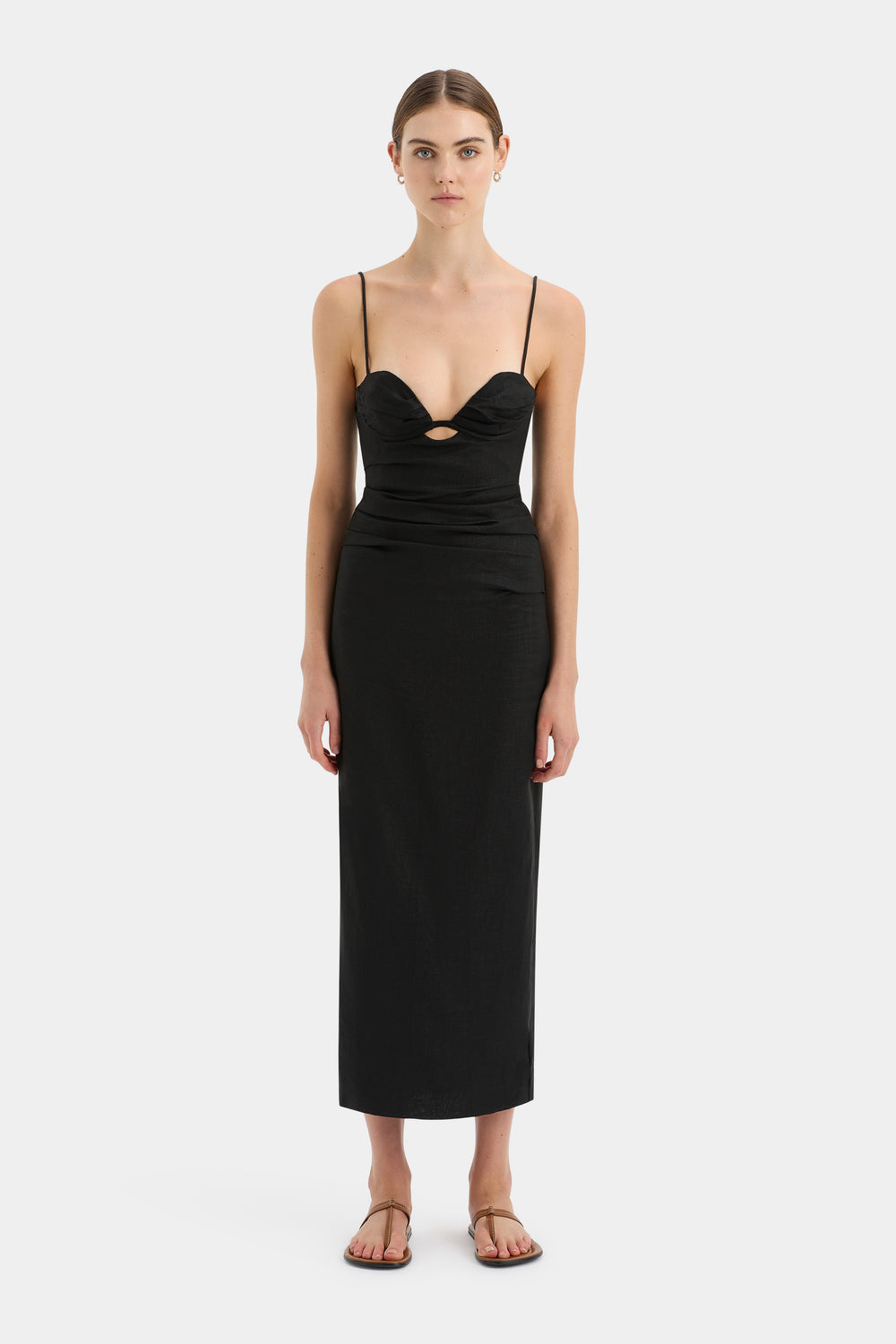 Noemi Balconette Midi Dress