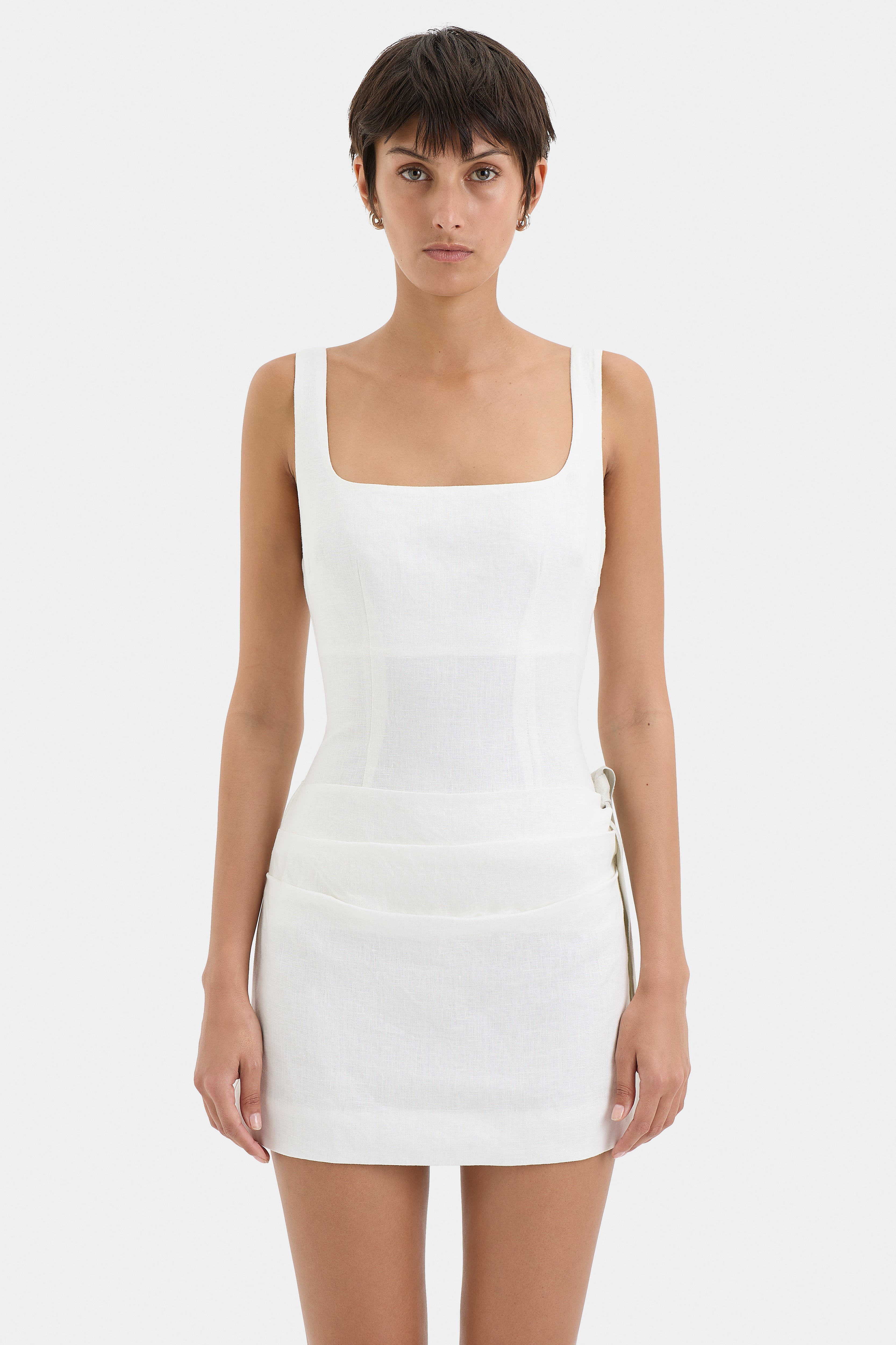 Jessamine Tie Mini Dress