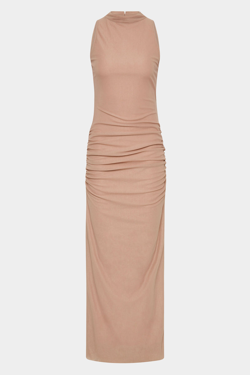Ruby Open Back Gown