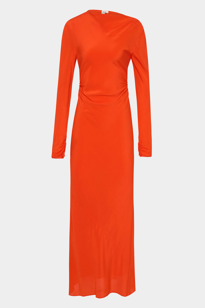 Fresca Gathered Midi Dress