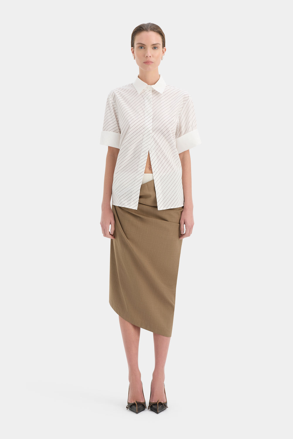 Bastille Layered Midi Skirt