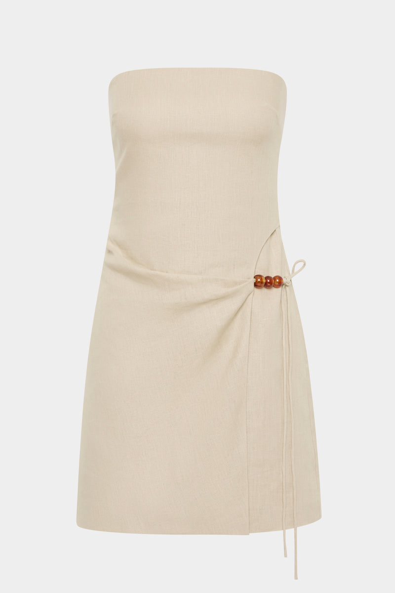 Moretti Strapless Mini Dress