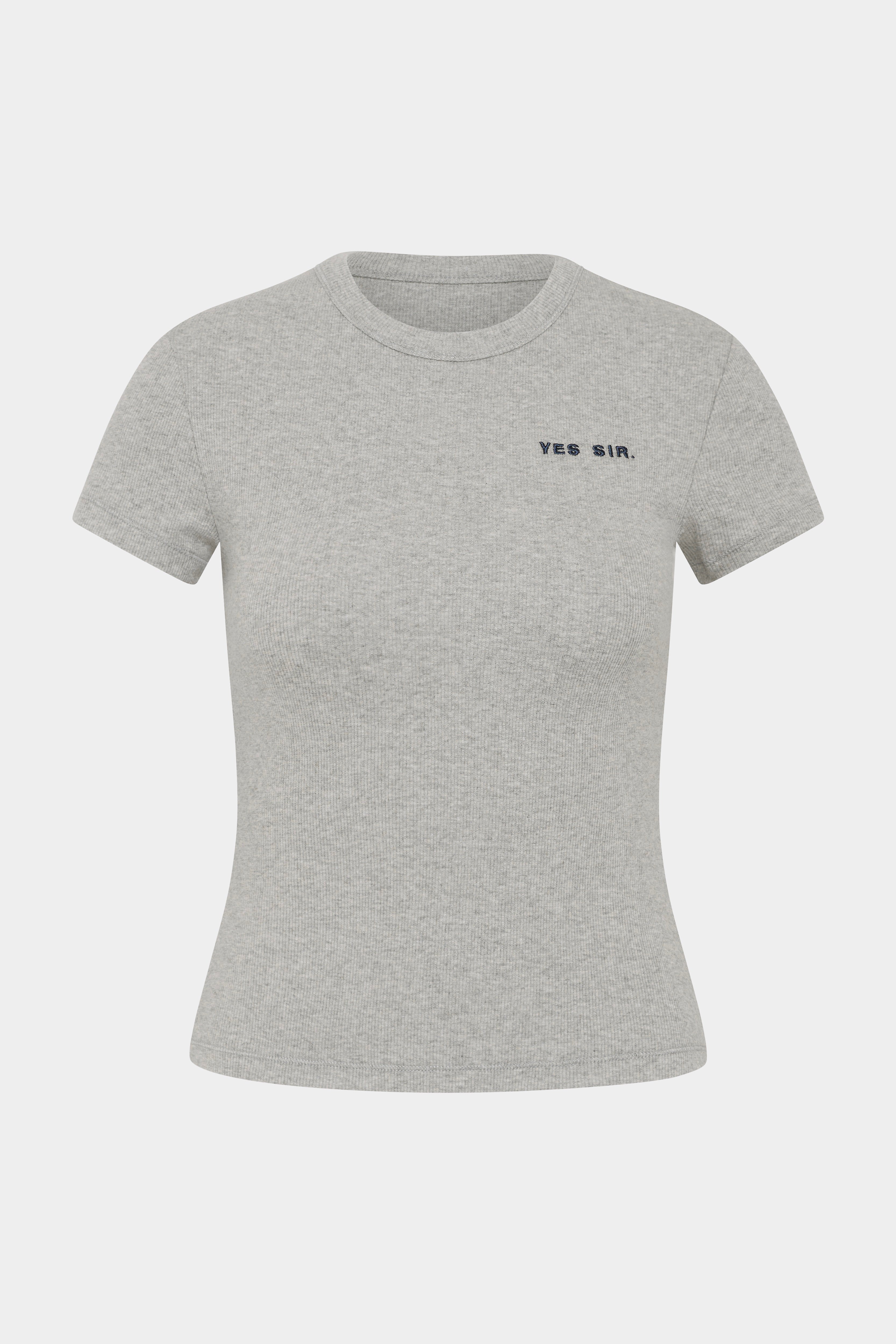 Yes SIR. Ribbed Tee
