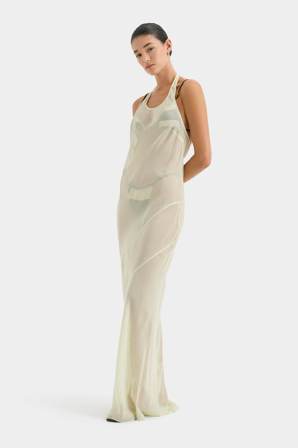 Strobe Halter Dress