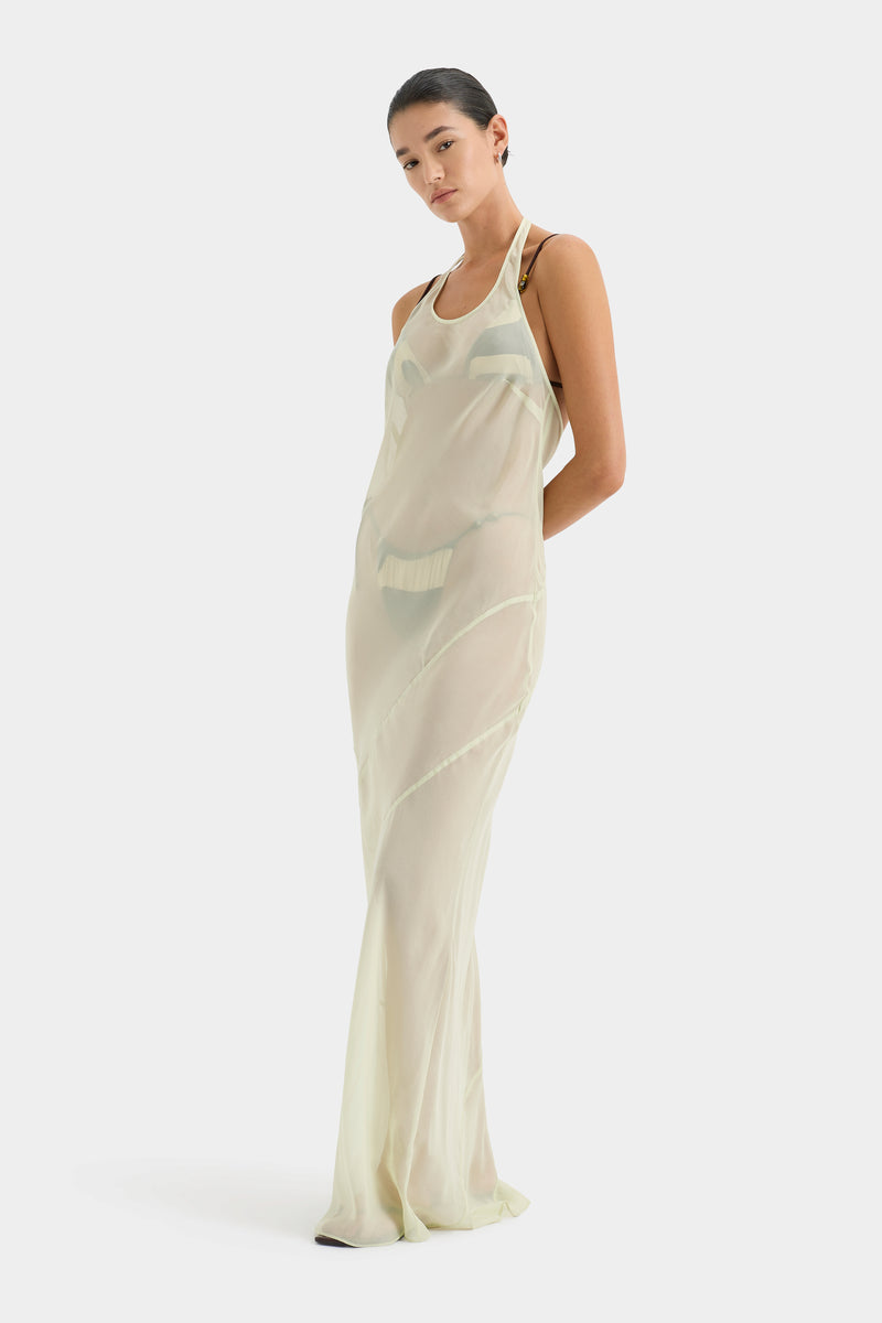 Strobe Halter Dress