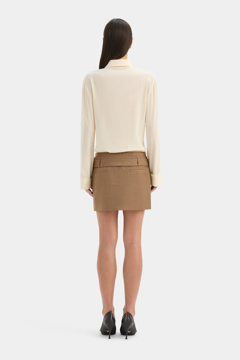 Bastille Belted Mini Skirt