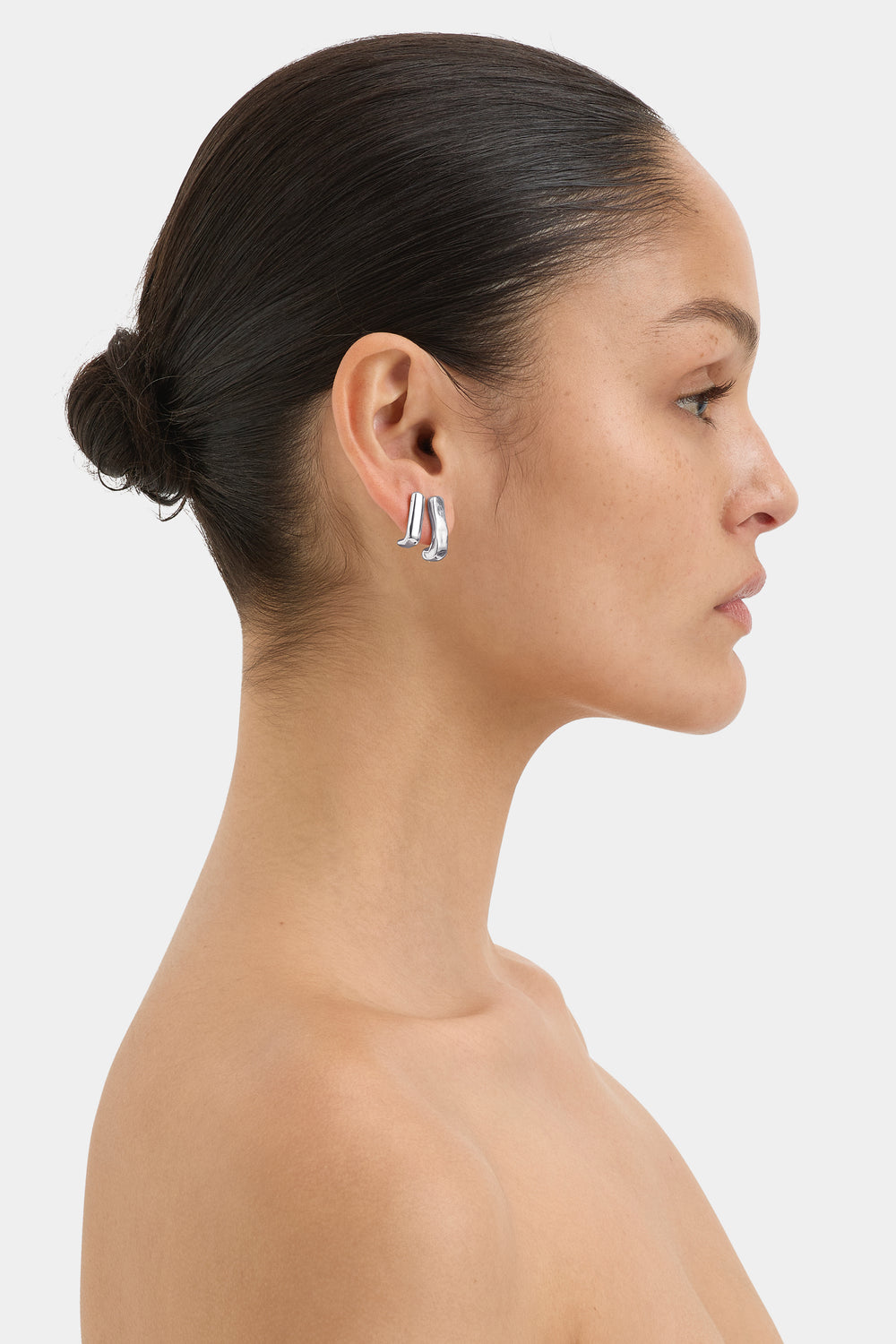 Aulenti Half Hoop Earrings