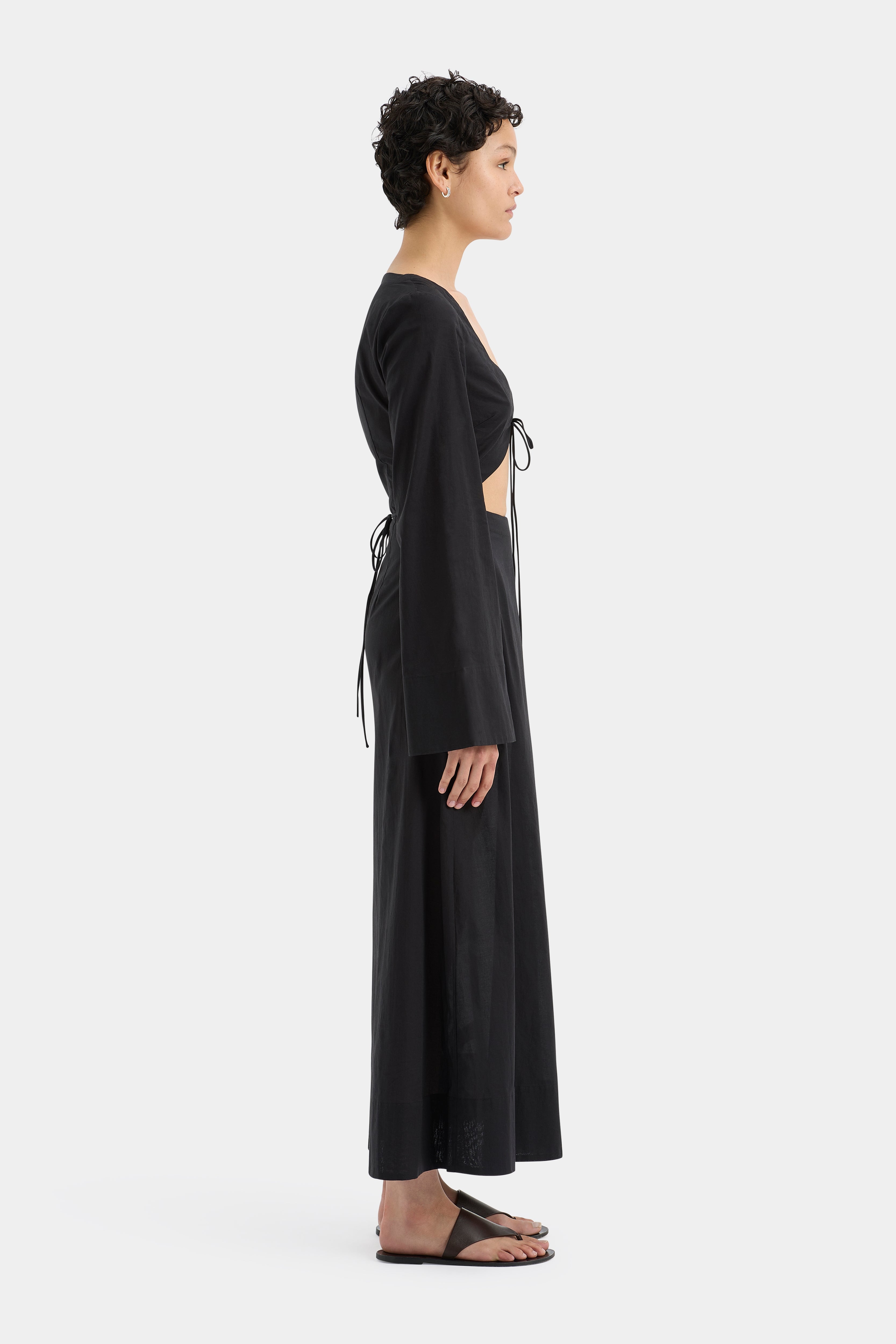 Orlin Coverup Dress Black SIR.