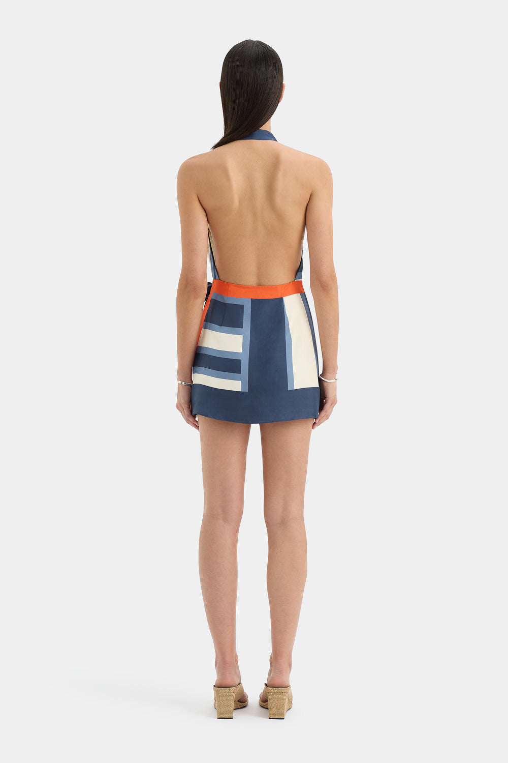 Dazed Wrap Halter Mini Dress