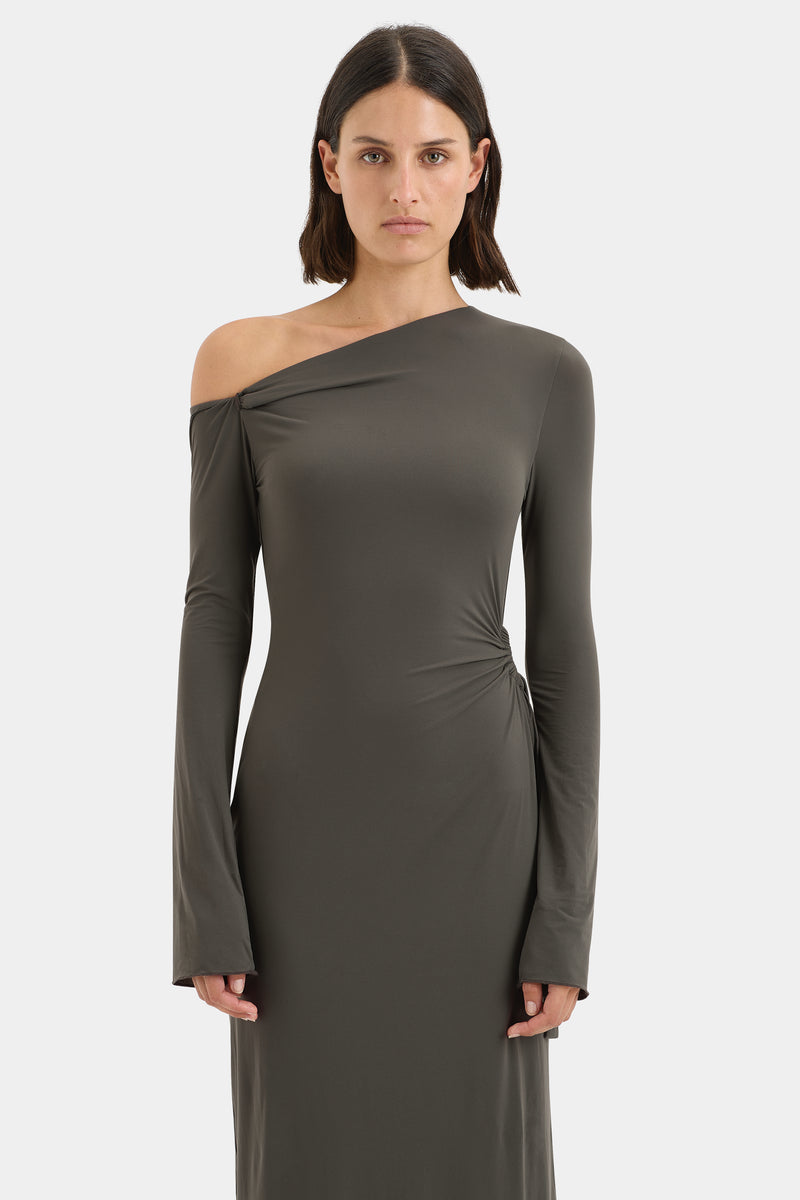 Hana Tie Maxi Dress
