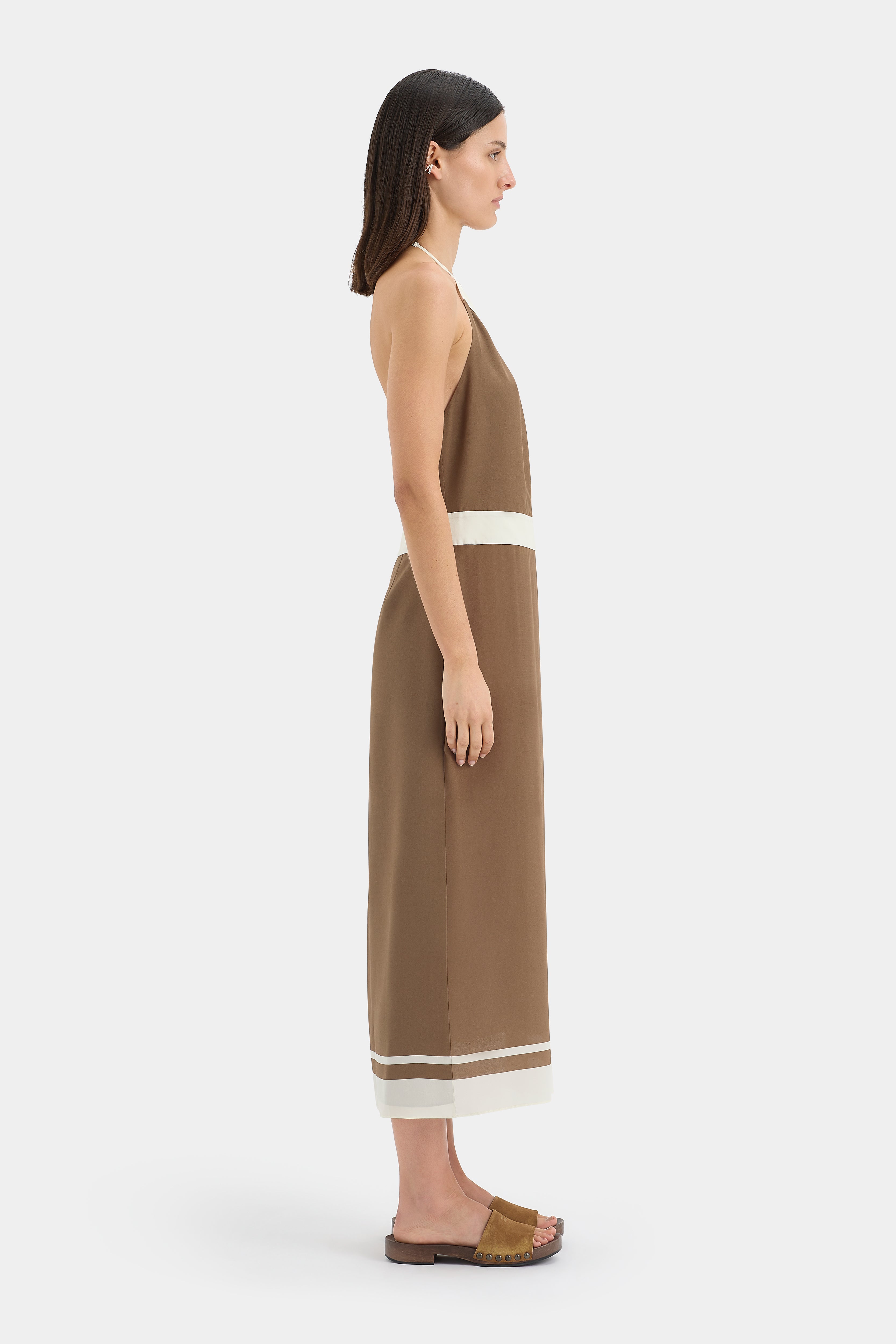 Almara Wrap Halter Dress