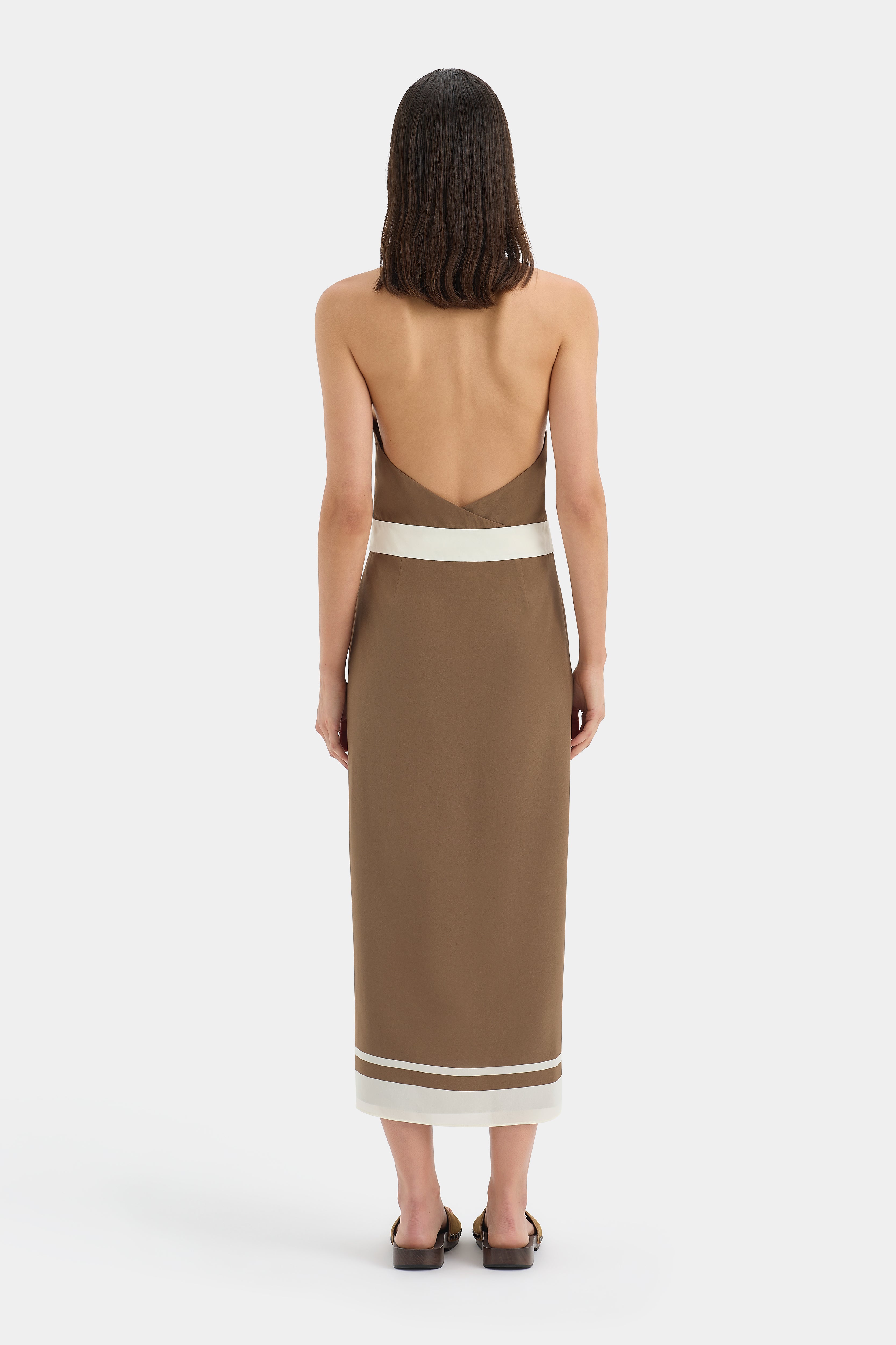 Almara Wrap Halter Dress