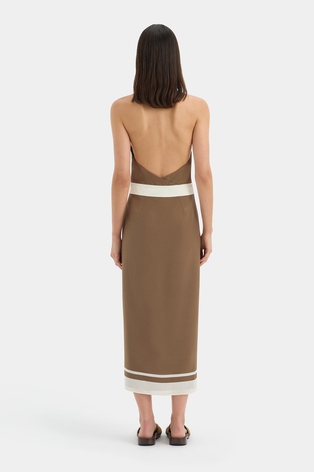 Almara Wrap Halter Dress