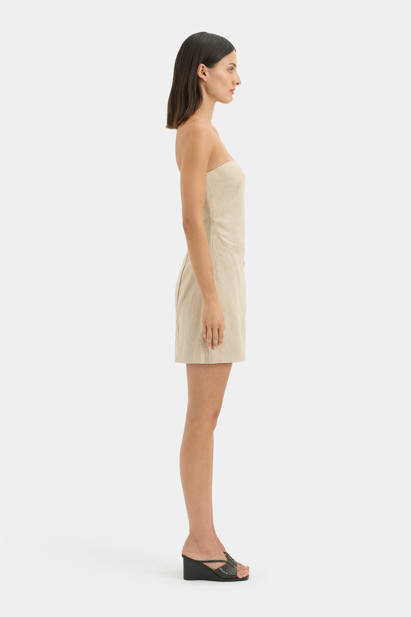 Moretti Strapless Mini Dress
