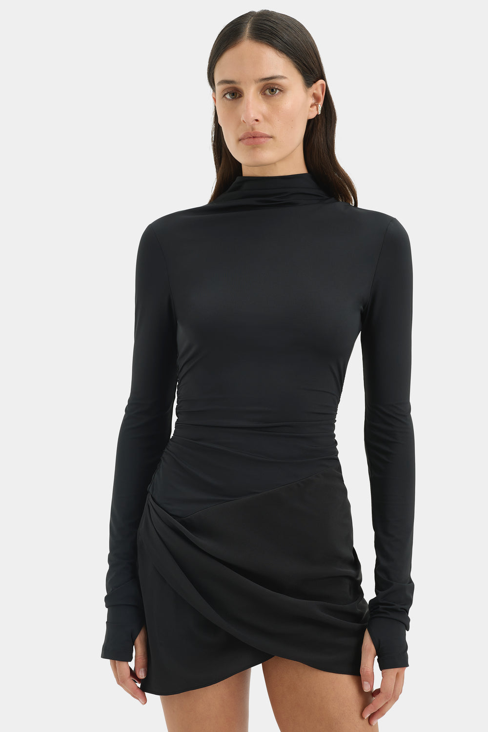Milesi Drape Mini Dress