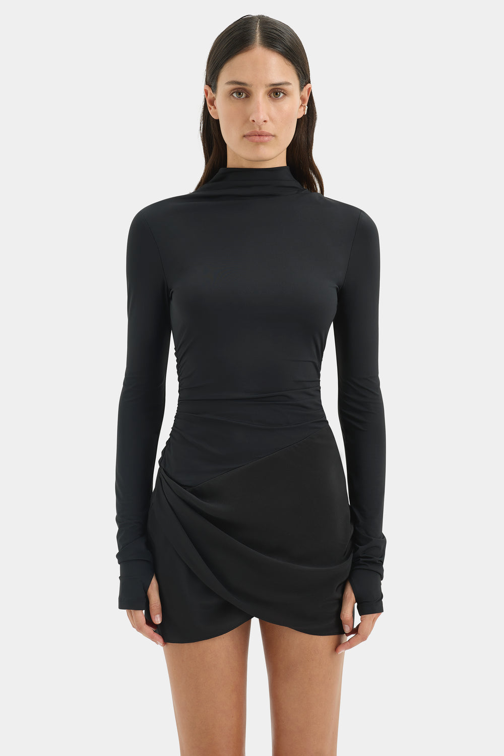 Milesi Drape Mini Dress