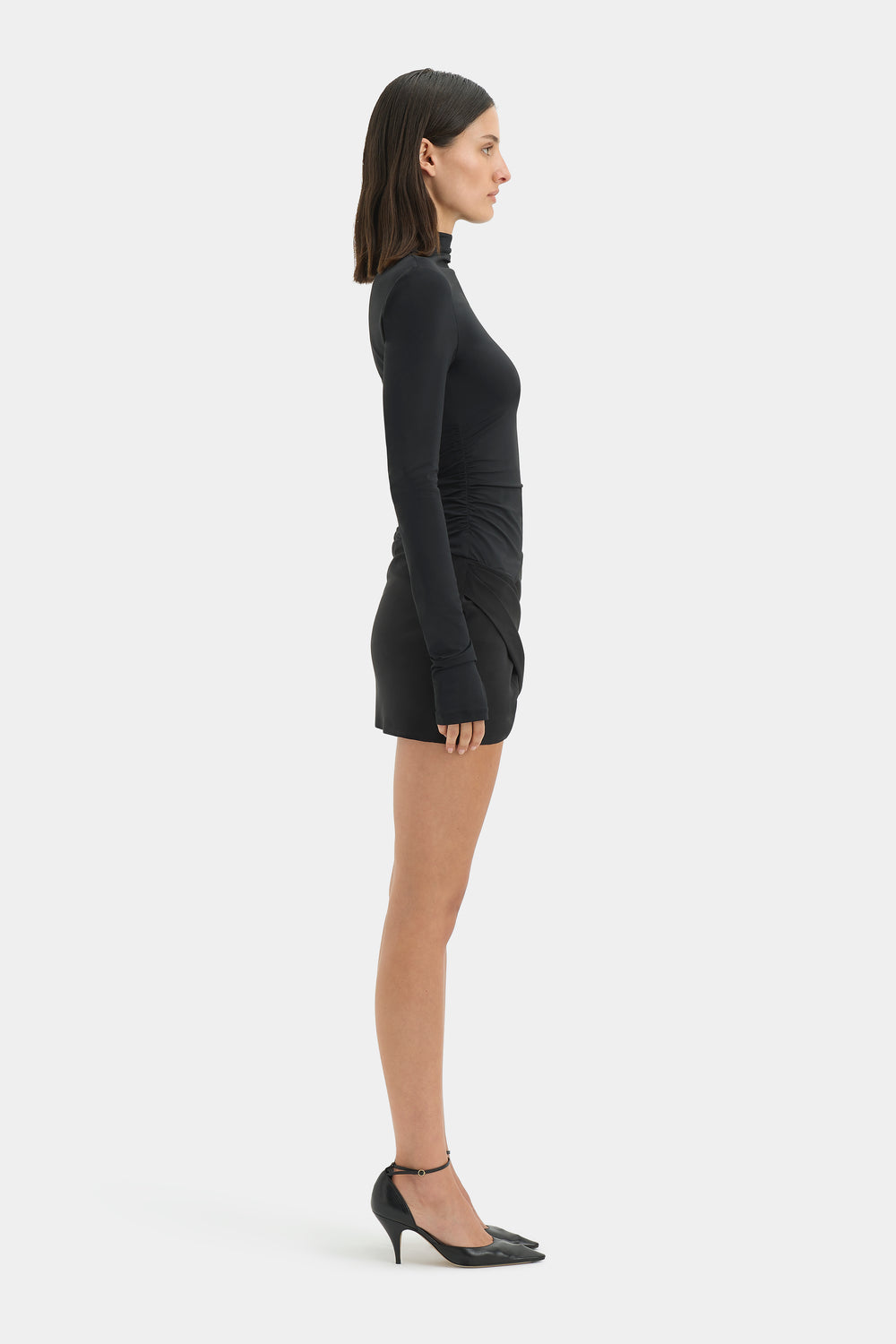 Milesi Drape Mini Dress