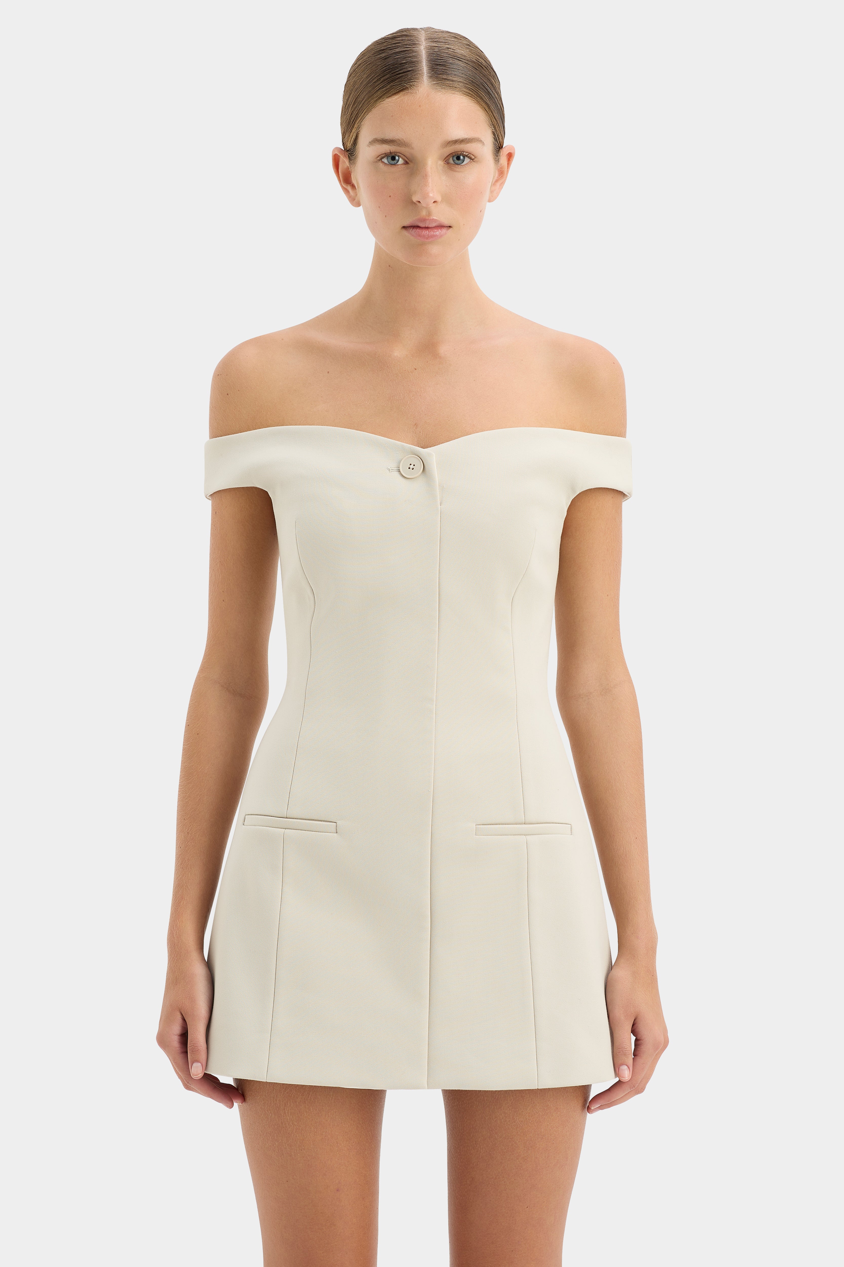 Sandrine Off Shoulder Mini Dress