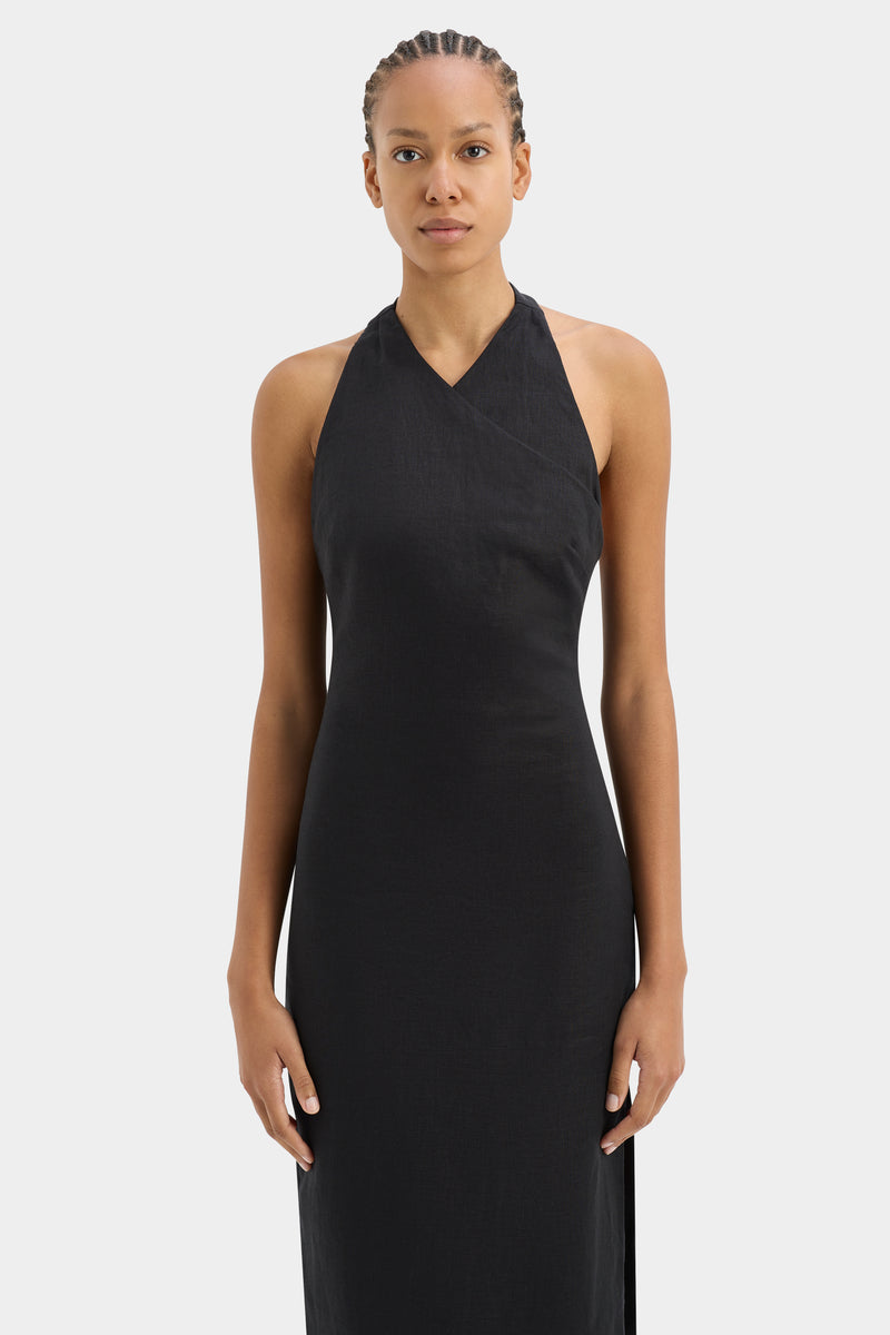 Iris Halter Midi Dress